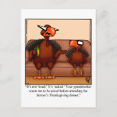 Carte postale Humour de Thanksgiving "Spectickles" (Devant)