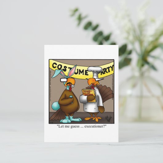 Carte postale Humour de Thanksgiving "Spectickles" (Debout devant)