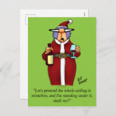 Carte postale Humour de vacances amusant (Devant / Derrière)