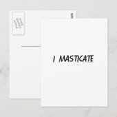 Carte Postale Humour dentaire (Devant / Derrière)