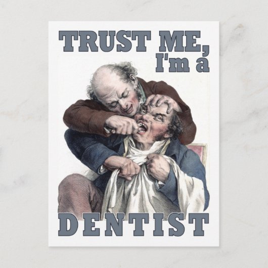 Carte postale humour DENTIST (Devant)