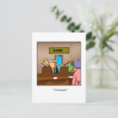 Carte postale Humour d'excuses amusantes (Debout devant)