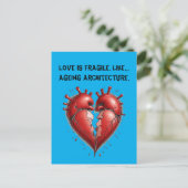 Carte Postale humour Divorce drôle (Debout devant)
