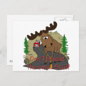 Carte Postale Humour d'orignal (Devant / Derrière)