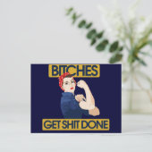 Carte Postale Humour féministe drôle (Debout devant)