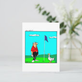 Carte postale Humour Golf (Debout devant)