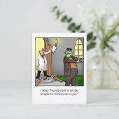 Carte postale Humour Halloween (Debout devant)