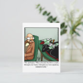 Carte postale Humour Halloween (Debout devant)