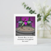 Carte postale Humour Halloween (Debout devant)