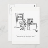 Carte postale Humour I.R.S. drôle (Devant / Derrière)