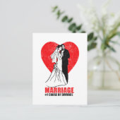 Carte Postale Humour matrimonial (Debout devant)