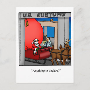 Carte postale Humour Noël Père Noël