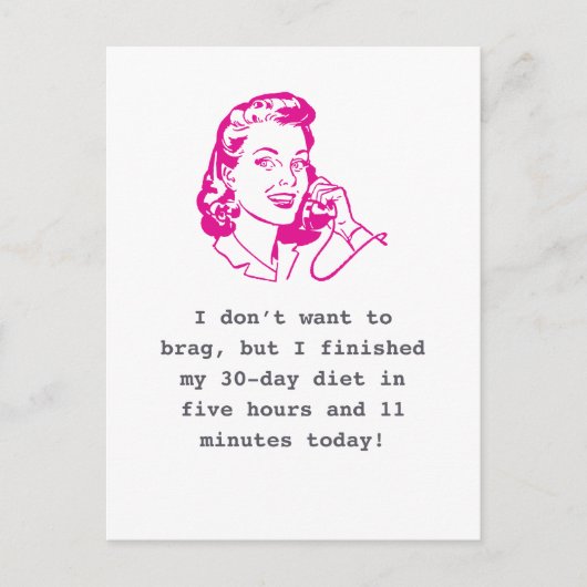 Carte Postale Humour pandémique : Le Covid-19 gain de poids (Devant)