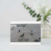 CARTE POSTALE HUMOUR PIGEON (Debout devant)