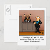 Carte postale Humour pour avocat amusant (Devant / Derrière)