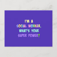 Humour travailleur social, Lettres pastel, Indigo 