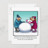 Carte postale Humour vacances (Devant / Derrière)