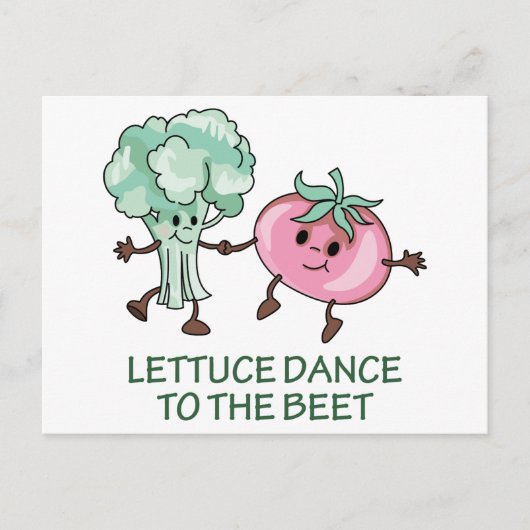 Carte Postale Humour Veggie (Devant)