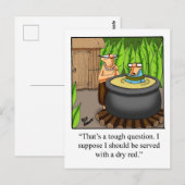 Carte postale Humour vin amusant "Spectickles" (Devant / Derrière)