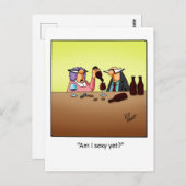 Carte postale Humour vin amusant "Spectickles" (Devant / Derrière)