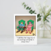 Carte postale Humour vin amusant "Spectickles" (Debout devant)