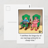 Carte postale Humour vin amusant "Spectickles" (Devant / Derrière)