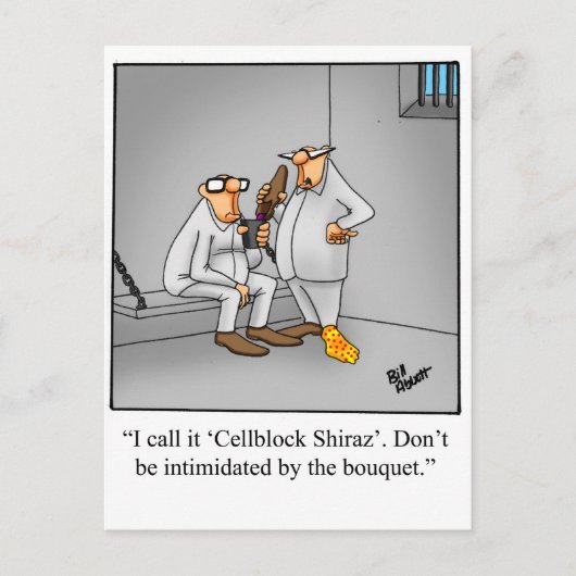 Carte postale Humour vin "Spectickles" (Devant)