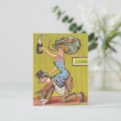 Carte Postale Humour vintage (Debout devant)