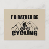 Carte Postale Humour VTT - Cyclisme Drôle (Devant)