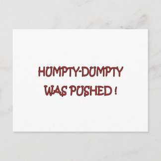 Carte Postale Humpty Dumpty