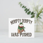 Carte Postale Humpty Dumpty (Debout devant)