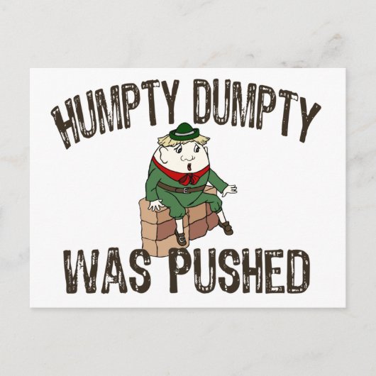 Carte Postale Humpty Dumpty (Devant)