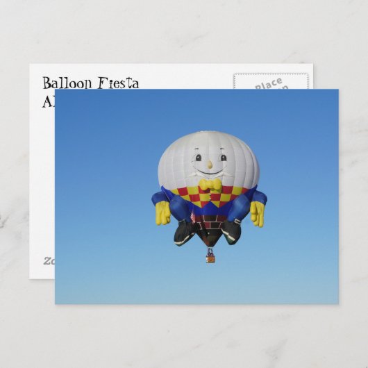 Carte Postale Humpty Dumpty (Devant / Derrière)