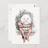Carte Postale Humpty Dumpty (Devant / Derrière)