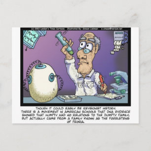 Carte Postale Humpty Geneology Drôle Cadeaux Tee - shirts et Obj