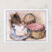 Carte Postale Hunca Munca et ses bébés par Beatrix Potter (Devant)