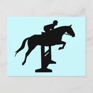 Carte Postale Hunter Jumper Horse & Rider