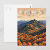 Carte Postale Hunter Mountain New York (Devant / Derrière)