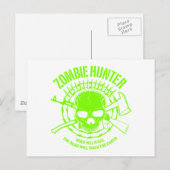 Carte postale Hunter Zombie (Devant / Derrière)