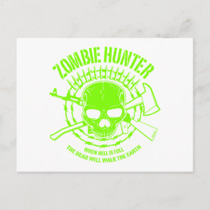 Carte postale Hunter Zombie
