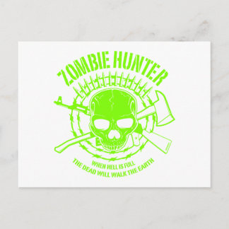Carte postale Hunter Zombie