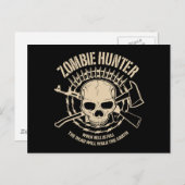 Carte postale Hunter Zombie (Devant / Derrière)