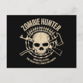 Carte postale Hunter Zombie (Devant)