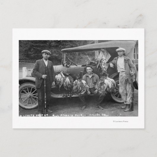 Carte Postale Hunters Poster avec Game au RJ Finneys Club (Devant)