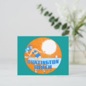 Carte Postale Huntington Beach 1947 la Californie (Debout devant)