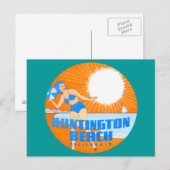 Carte Postale Huntington Beach 1947 la Californie (Devant / Derrière)