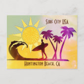 Carte Postale Huntington Beach CA Surf City USA (Devant)