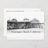 Carte Postale Huntington Beach, California Pier (Devant / Derrière)