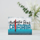 Carte postale Huntington Beach California Surboard (Debout devant)