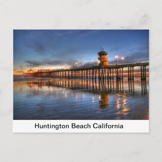 Carte Postale Huntington Beach Californie (Devant)